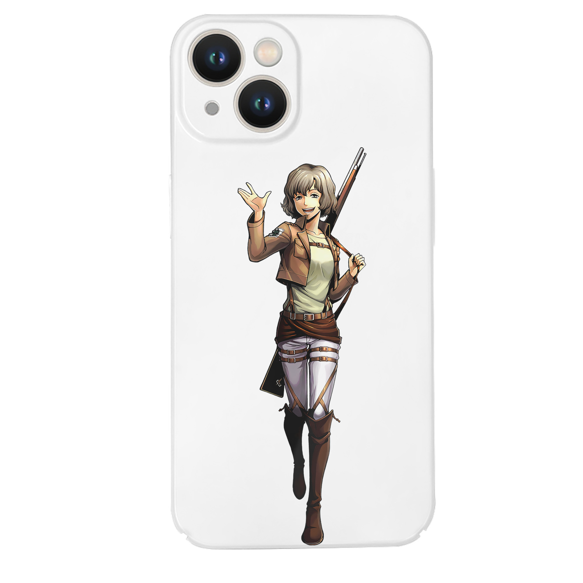 （画像用） 進撃の巨人 ヒツチ Attack on Titan Hitch 【iPhone 14シリーズ対応】ハードケース